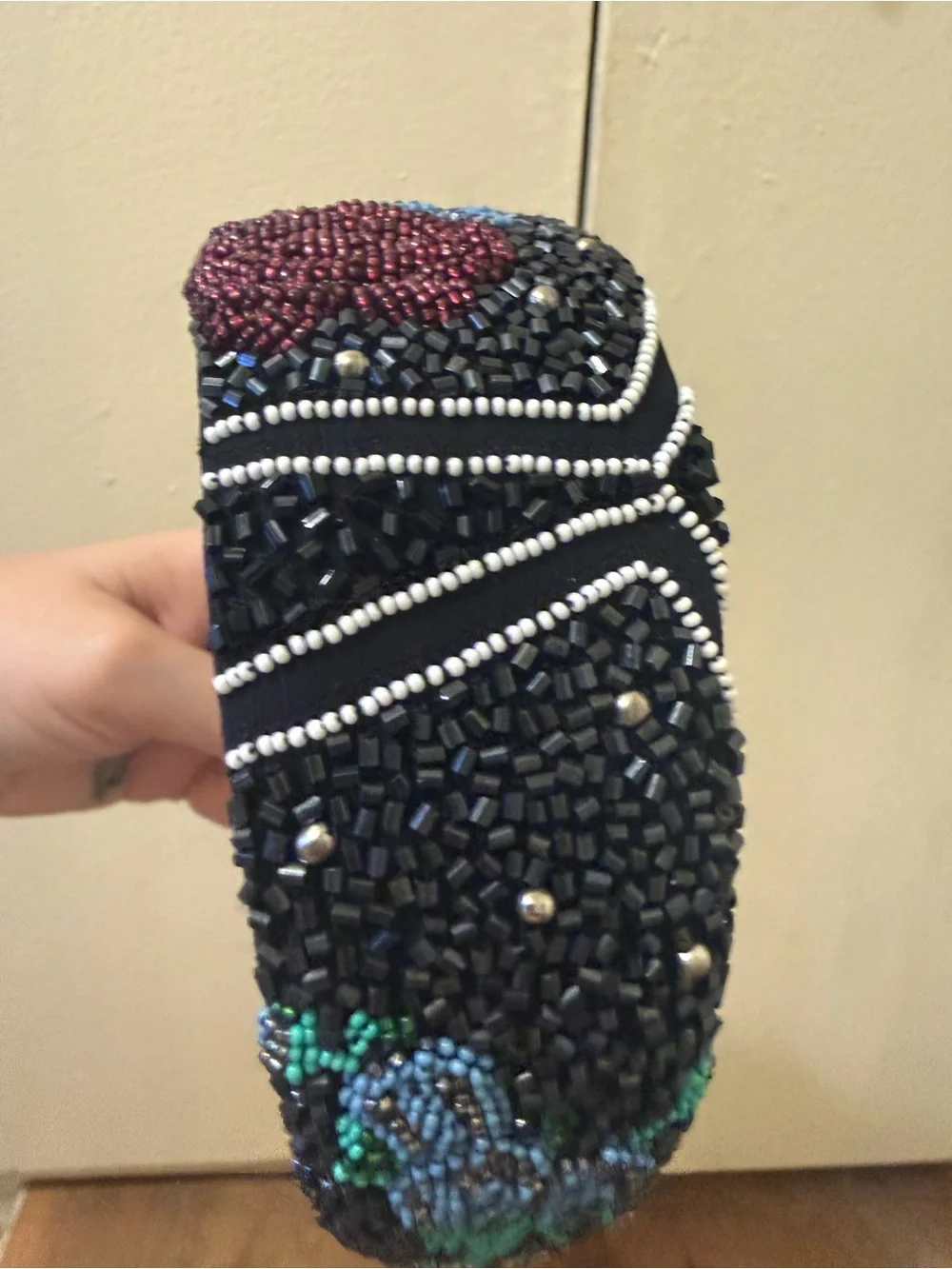 Ganni structured beaded